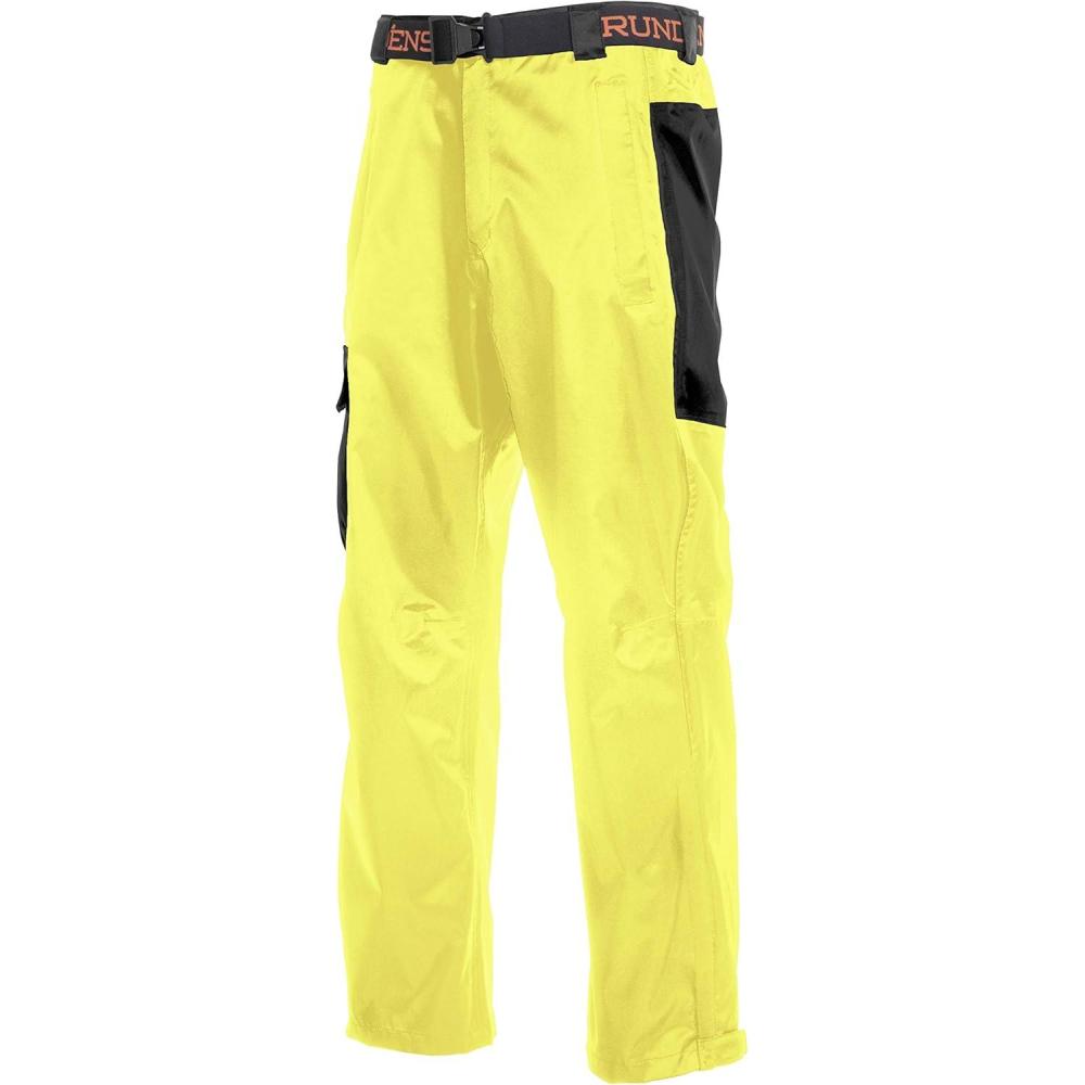imageGrundns Mens Weather Watch Pant Updated Waterproof StainResistantHi Vis Yellow