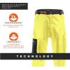 imageGrundns Mens Weather Watch Pant Updated Waterproof StainResistantHi Vis Yellow
