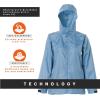 imageGrundens Womens Weather Watch Hooded Fishing Jacket  Waterproof StainResistant Parisian Blue XSmall 2021