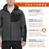 imageGrundens Mens Bulkhead Tech Fleece Jacket  Insulated Windproof Anchor Small