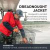 imageGrundns Mens Dreadnought Jacket  Waterproof ampamp Wind Resistant All Weather Commercial Fishing Jacket Medium DutyAnchor