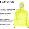 imageGrundns Mens Weather Watch JacketHivis Yellow