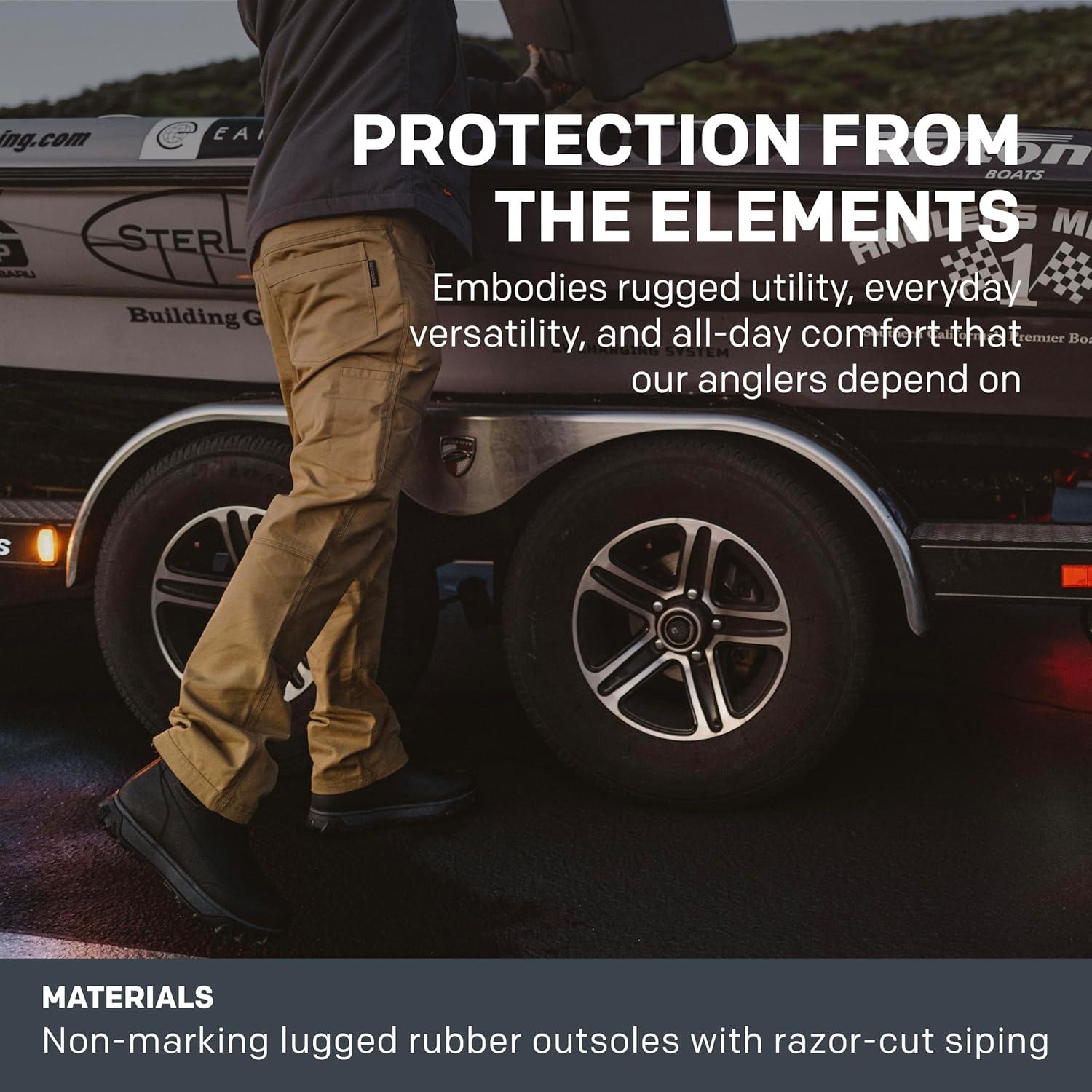 imageGrundns Mens Deviation Sherpa Ankle Boot  Durable Waterproof Fleece LinedBrown