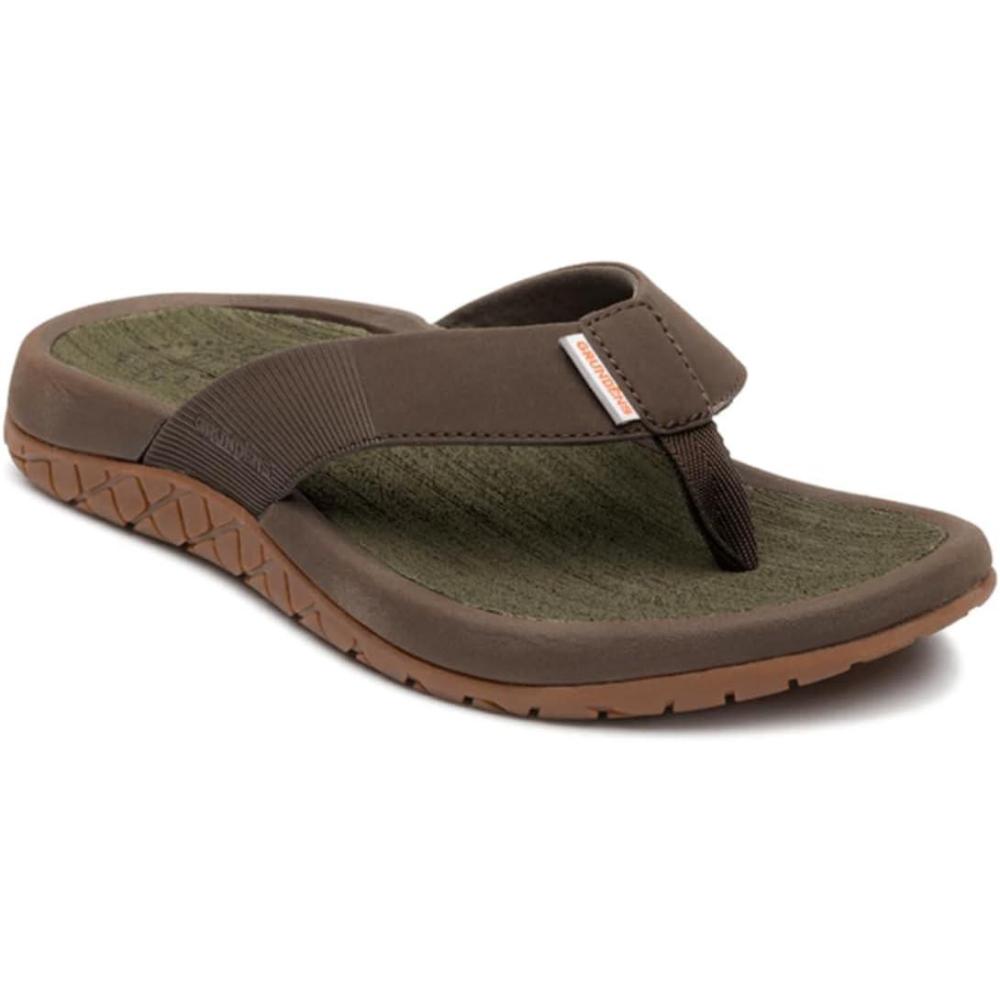 imageGrundns UnisexAdult Fishfinder SandalDark Brown