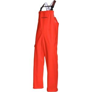 imageGrundns Mens Neptune Commercial Fishing Bib Pants Waterproof AdjustableOrange