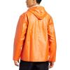 imageGrundns Mens Clipper 82 Hooded Fishing Jacket Orange  5XLarge