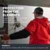 image:imageGrundns Mens Dreadnought Jacket  Waterproof amp Wind Resistant All Weather Commercial Fishing Jacket Medium DutyFlame Scarlet