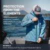 image:imageGrundns Womens Neptune Commercial Fishing Jacket  Waterproof AdjustableFiery Coral