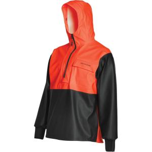 image:imageGrundens Mens Neptune Commercial Fishing Pullover Anorak  Waterproof Adjustable Orange 4XLarge