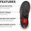 image:imageGrundns Womens Sea Knit Boat Shoe  LaceUp WaterResistant Anchor 8