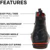 image:imageGrundens Mens DeckBoss Ankle Boot  Durable Waterproof Blackbeard 14