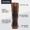 image:imageGrundns Mens Deviation Tall Boot Dark Brown 14