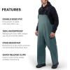 image:imageGrundns Mens Shoreman Bib Pants  StainResistant Waterproof Seafood Processing BibsGreen