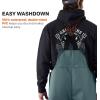 image:imageGrundns Mens Shoreman Bib Pants  StainResistant Waterproof Seafood Processing BibsGreen