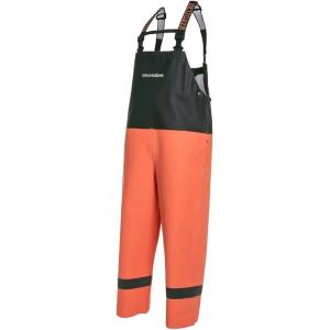 image:imageGrundns Mens Balder 504 Fishing Bib Pants Orange  XSmall