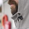 image:imageGrundens Mens Dillingham Tech Sweatshirt Hoodie Metal Heather XXLarge