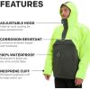 image:imageGrundens Mens Full Share Anorak  Durable Breathable and Waterproof Rain Jacket Designed for Rugged HeavyDuty PerformanceHivis Yellow