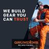 image:imageGrundens Mens Full Share Anorak  Durable Breathable and Waterproof Rain Jacket Designed for Rugged HeavyDuty PerformanceRed Orange