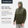 image:imageGrundns Bering Pro Fleece 14 ZipDeep Lichen Green