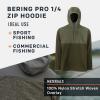 image:imageGrundns Bering Pro Fleece 14 ZipDeep Lichen Green