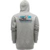 image:imageGrundns Displacement DWR Hoodie Commercial Boat  Athletic Heather 2XLarge