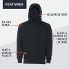 image:imageGrundens Mens Dillingham Tech Sweatshirt Hoodie  InsulatedBlack 2024