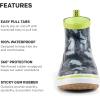 image:imageGrundns Kids Guppy Rain Boots  Lightweight Rubber Waterproof Kids and Toddlers Shoes EasyOn Loop Girls Rain Boots and Boys Rain BootsAnchor Fish Camo