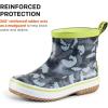 image:imageGrundns Kids Guppy Rain Boots  Lightweight Rubber Waterproof Kids and Toddlers Shoes EasyOn Loop Girls Rain Boots and Boys Rain BootsAnchor Fish Camo