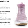 image:imageGrundns Kids Guppy Rain Boots  Lightweight Rubber Waterproof Kids and Toddlers Shoes EasyOn Loop Girls Rain Boots and Boys Rain BootsOrchid Wave Print