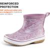 image:imageGrundns Kids Guppy Rain Boots  Lightweight Rubber Waterproof Kids and Toddlers Shoes EasyOn Loop Girls Rain Boots and Boys Rain BootsOrchid Wave Print