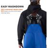 image:imageGrundns Mens Shoreman Bib Pants  StainResistant Waterproof Seafood Processing Bibs Ocean Blue 3XLarge