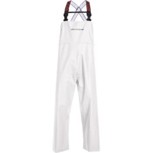 image:imageGrundns Mens Shoreman Bib Pants  StainResistant Waterproof Seafood Processing Bibs White 5XLarge