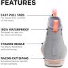 image:imageGrundns Womens DeckBoss Ankle BootsGlacier