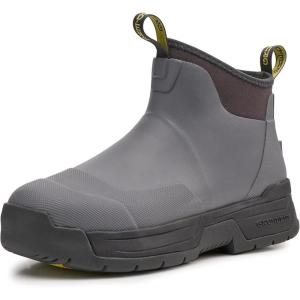image:imageGrundns Mens Tough Seas Ankle Boot  NonSlip Waterproof Deck amp Fishing Bootie With HeiQ SmartTempSmoke